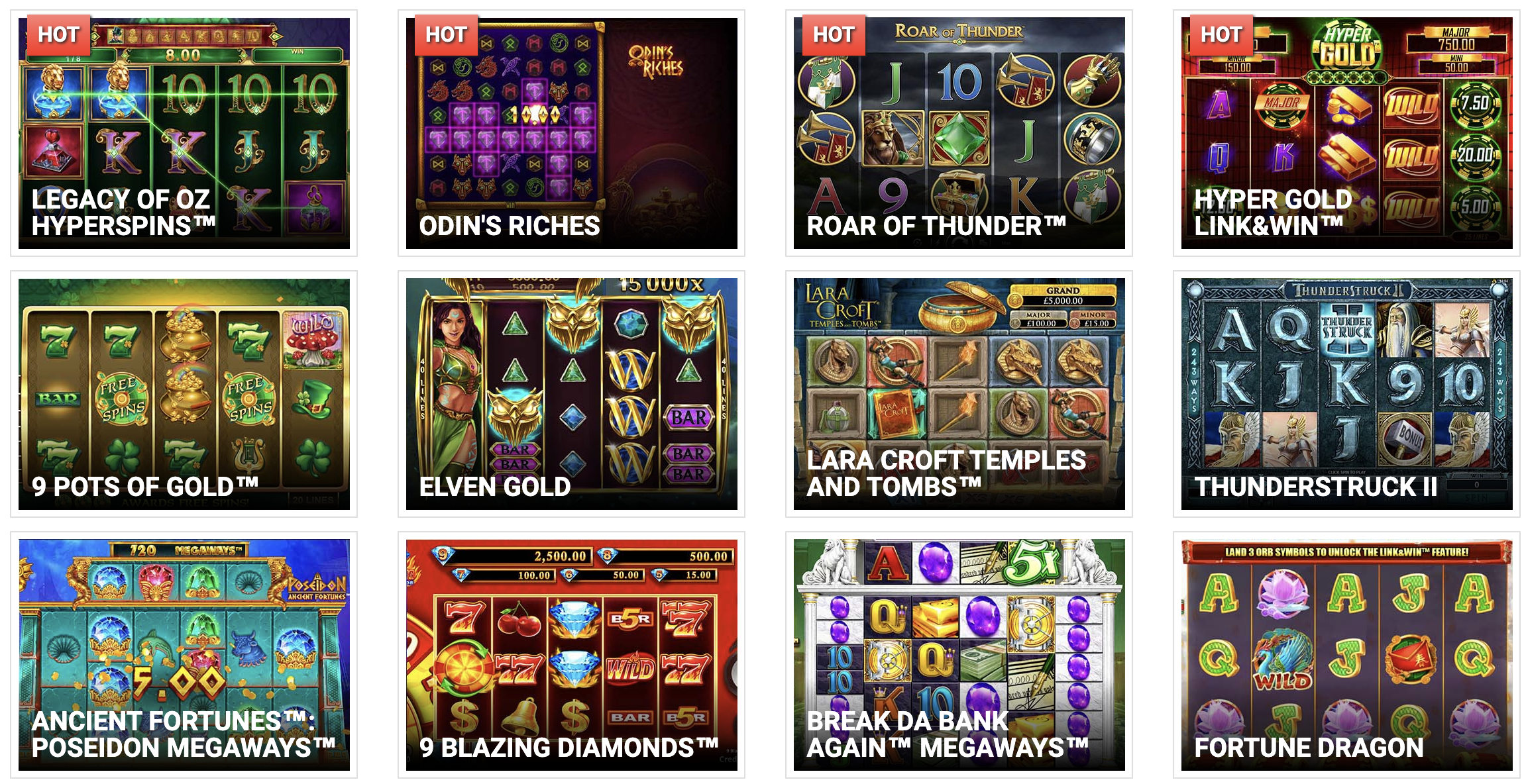 Slots at Quatro Casino